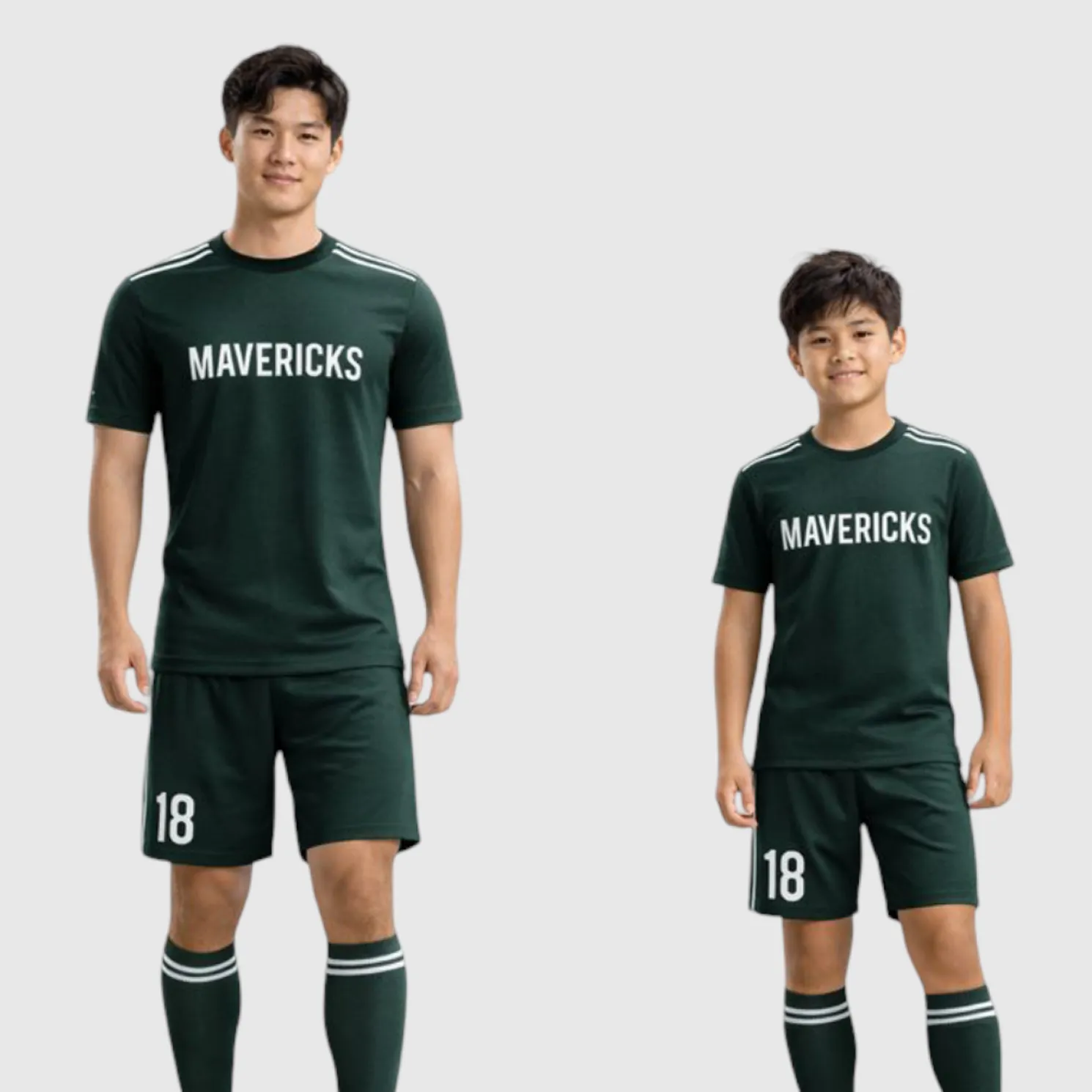 SB 1187 Green Sublimation Custom Soccer Jersey Adult & Youth Unisex - Hipona Sports